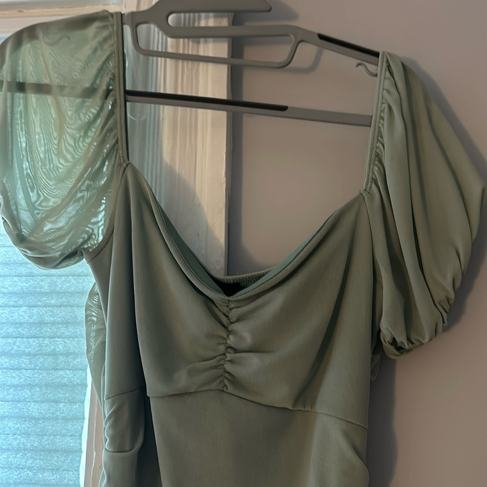 Windsor Green Mini Dress